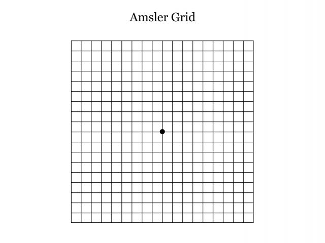 阿姆斯勒网格，帮助确定视力问题